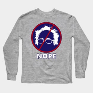 Bernie Sanders NOPE 2020 T-shirt Long Sleeve T-Shirt